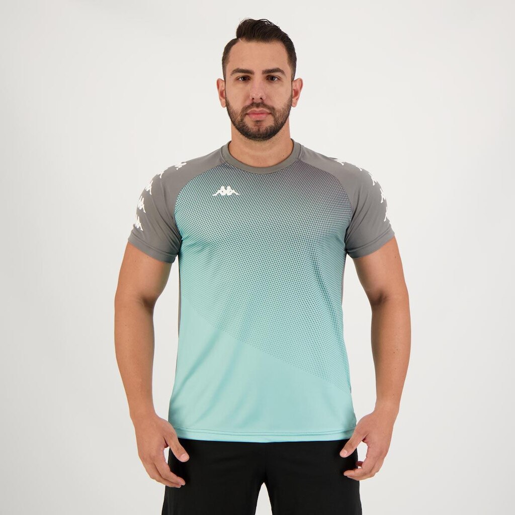 Camisa Kappa Grimes Cinza Escuro