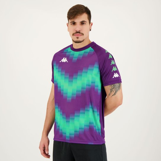 Camisa Kappa Temppeh Roxa