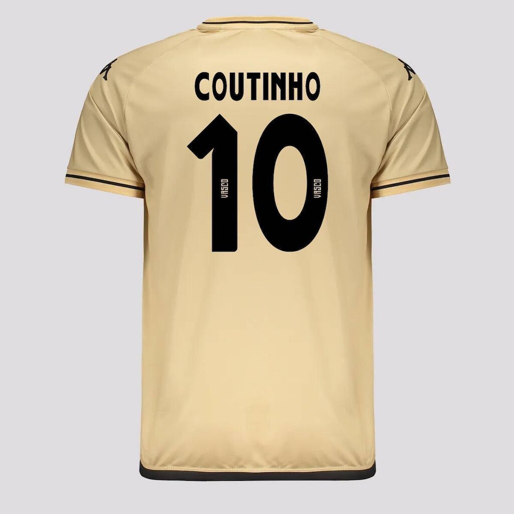 Camisa Kappa Vasco Supporter Shore  10 Coutinho