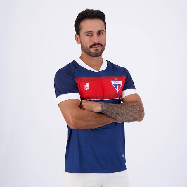 Camisa Leão 1918 Fortaleza Prime Marinho