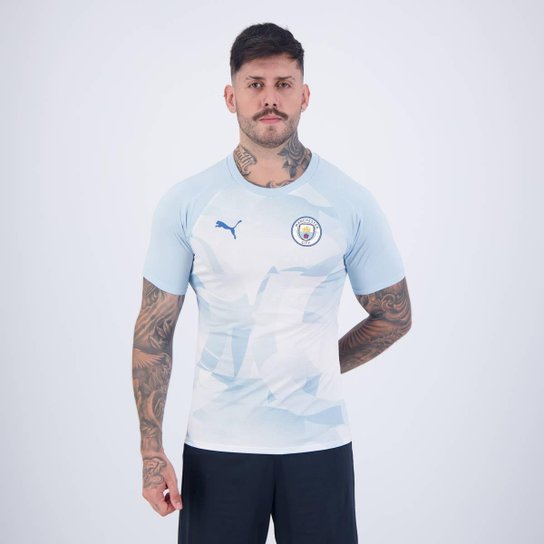 Camisa Manchester City 24/25 Pré-Jogo Puma Masculina