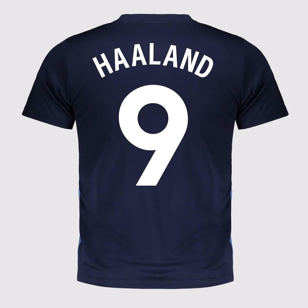 Camisa Manchester City Shield Juvenil  9 Haaland