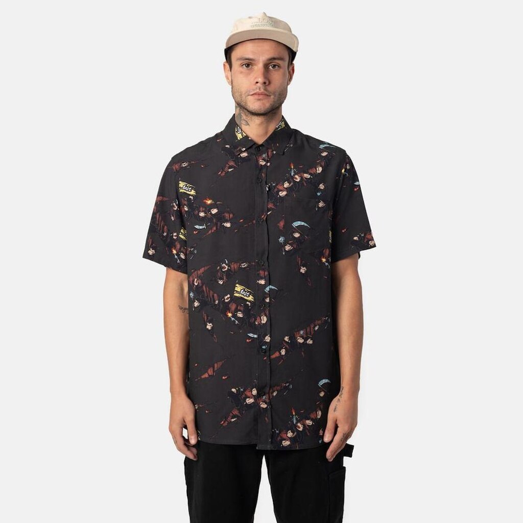Camisa Manga Curta Lost World Domination