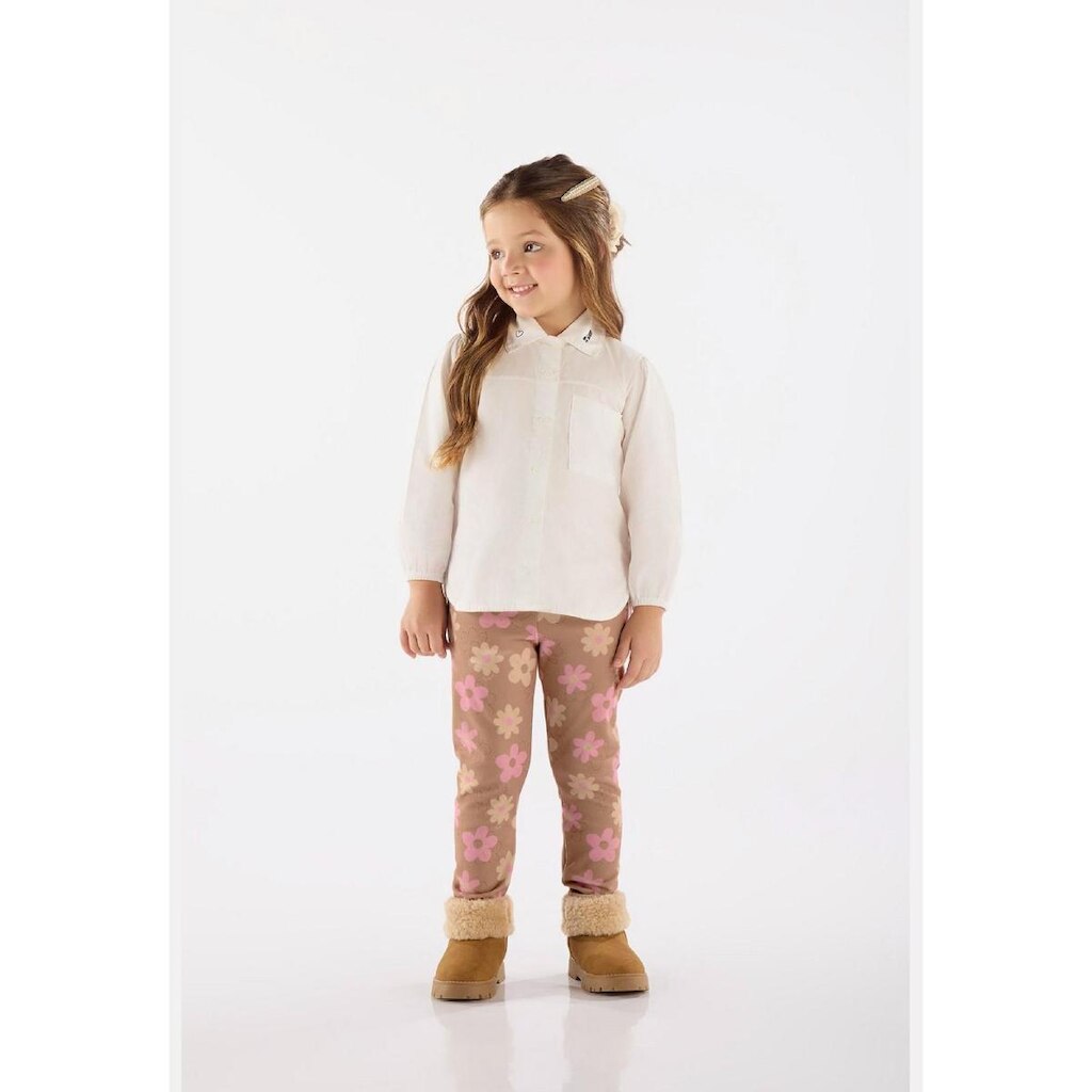 Camisa Manga Longa Infantil Feminino Up Baby