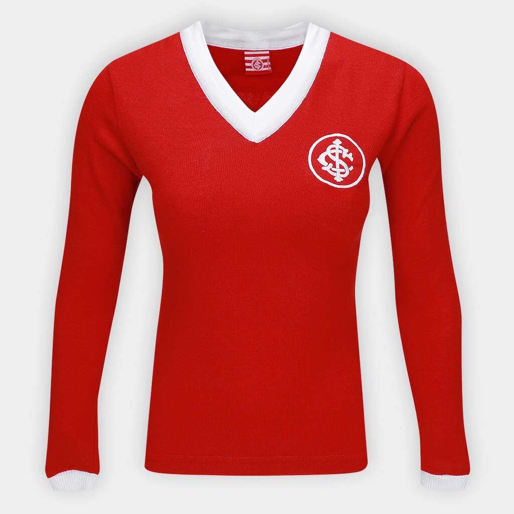 Camisa Manga Longa Internacional Retrô Feminina