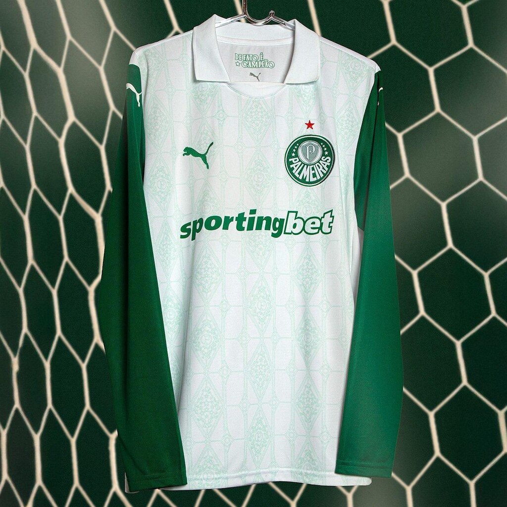 Camisa Manga Longa Palmeiras II 25/26 Torcedor Puma Masculina
