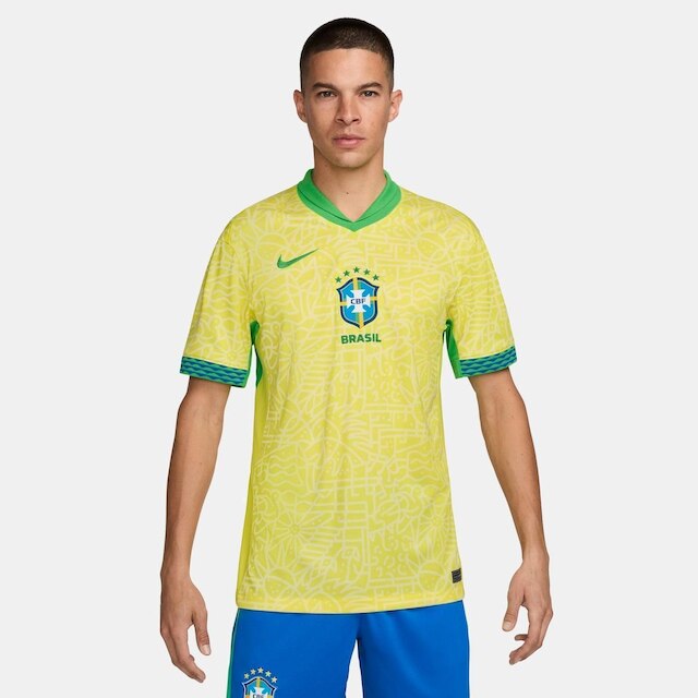 Camisa Nike Brasil I 2024/25 Torcedor Pro Masculina