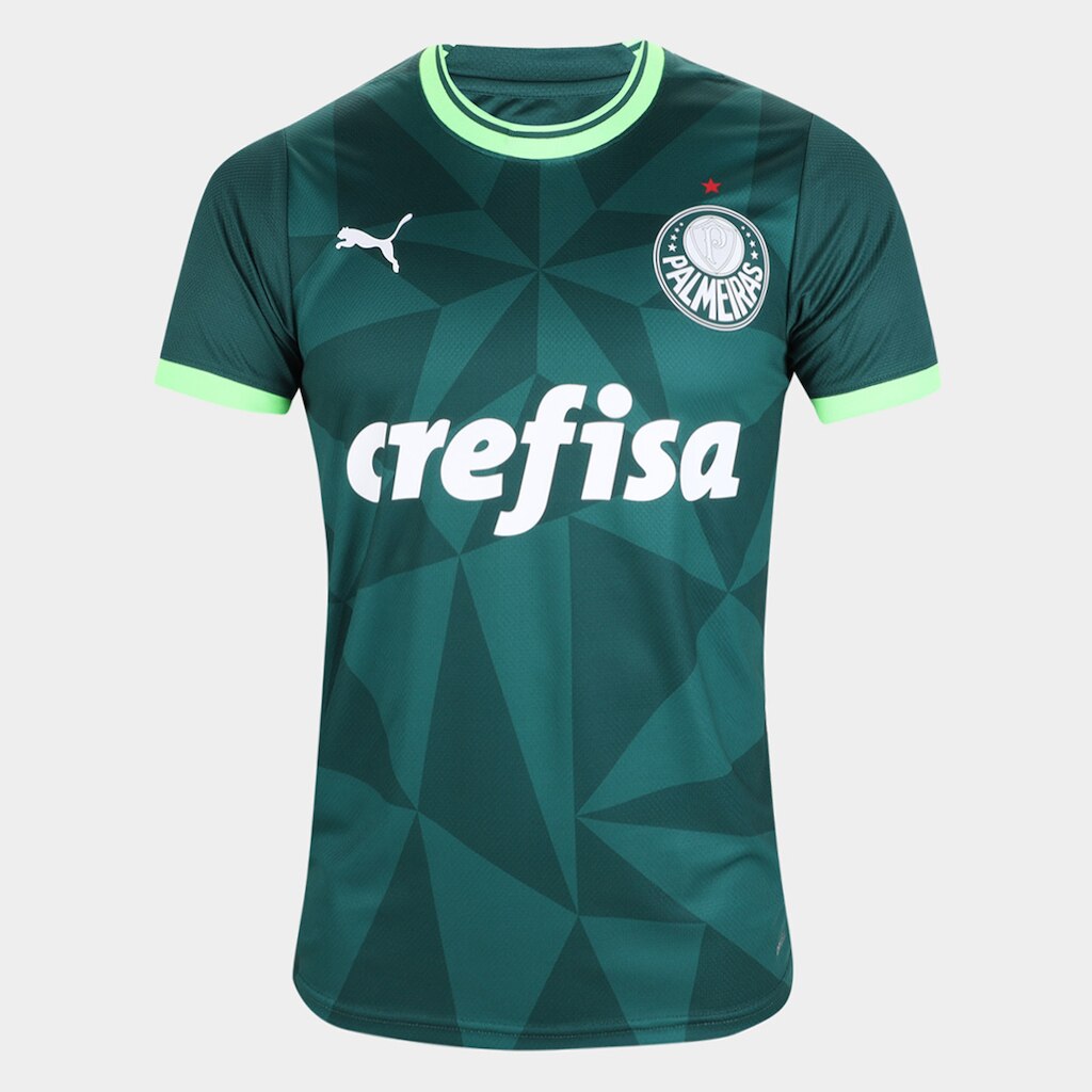 Camisa Palmeiras I 23/24 s/nº Torcedor Puma Masculina