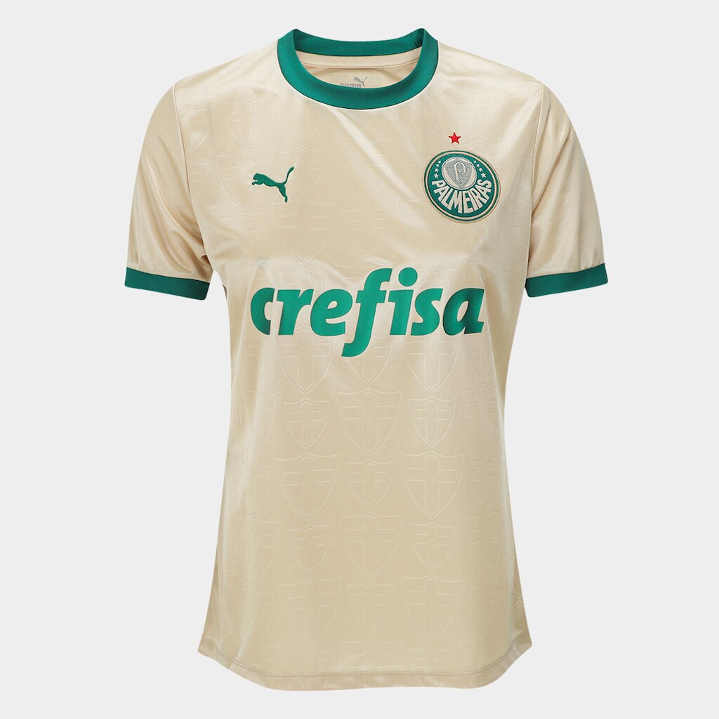 Camisa Palmeiras III 24/25 sn° Jogador Puma Feminina