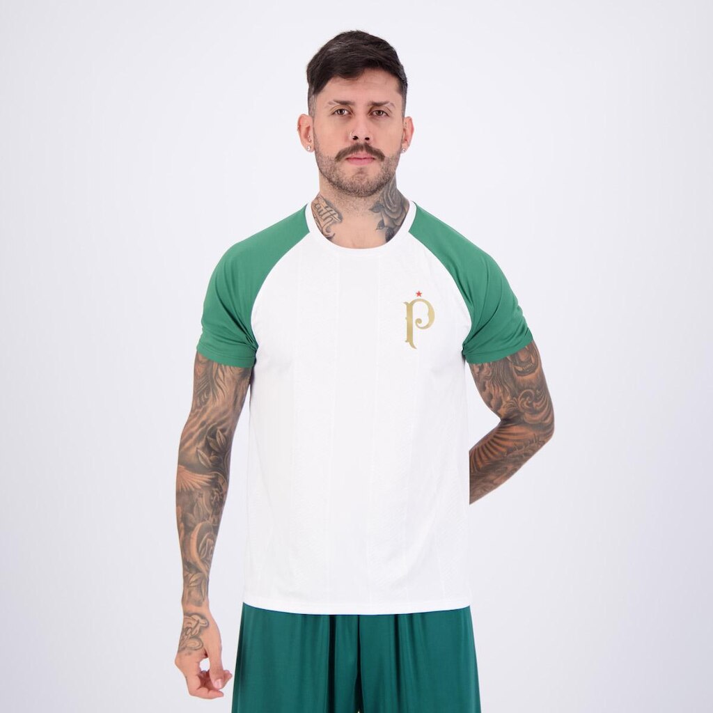 Camisa Palmeiras Palestra Raglan Masculina