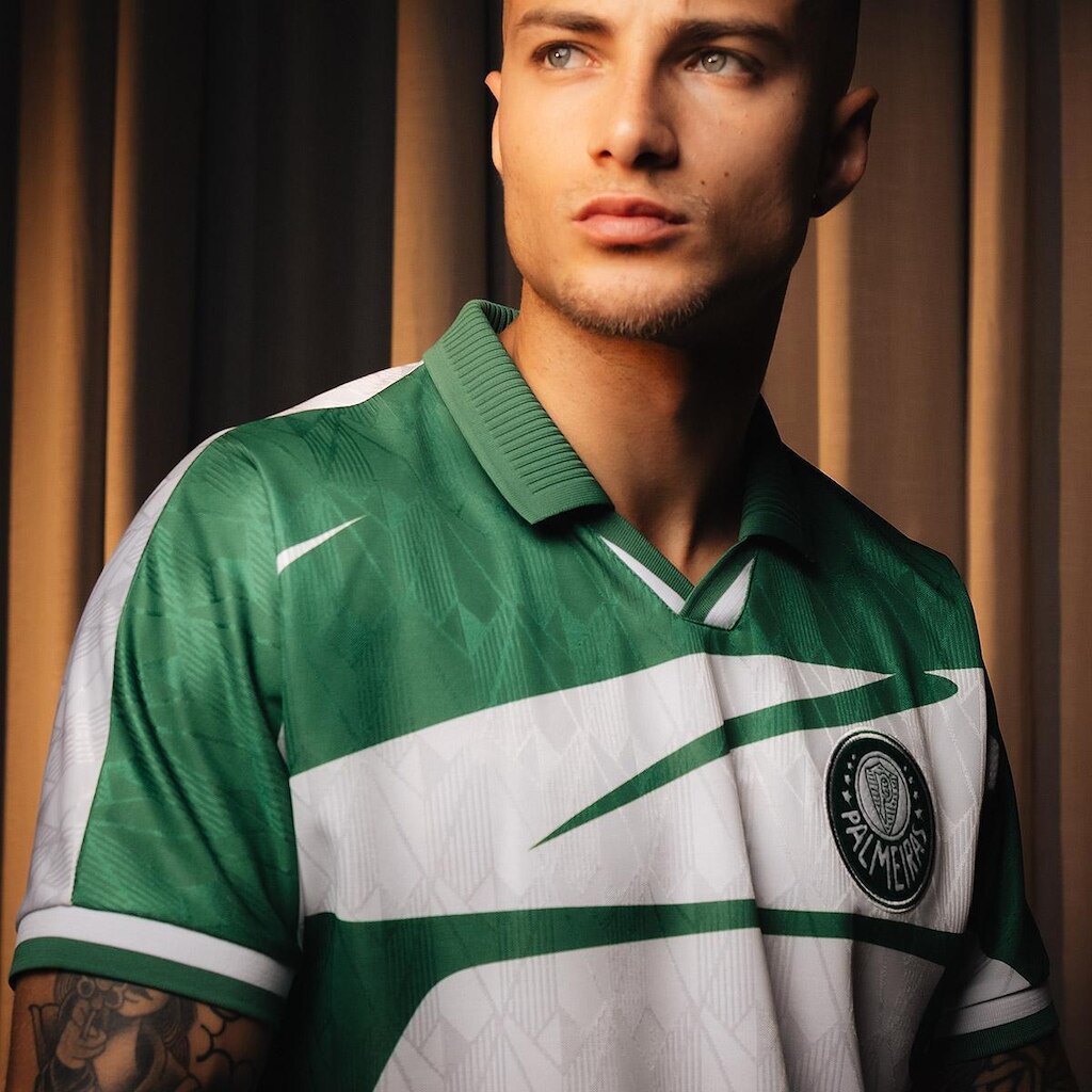 Camisa Palmeiras Retrô 1996 Branca Masculina