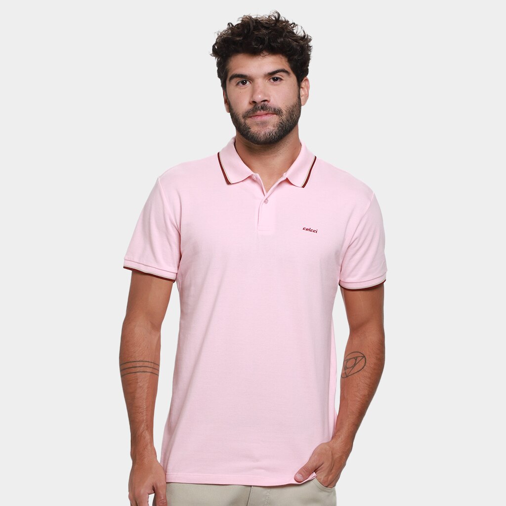 Camisa Polo Colcci IV Manga Curta Masculina