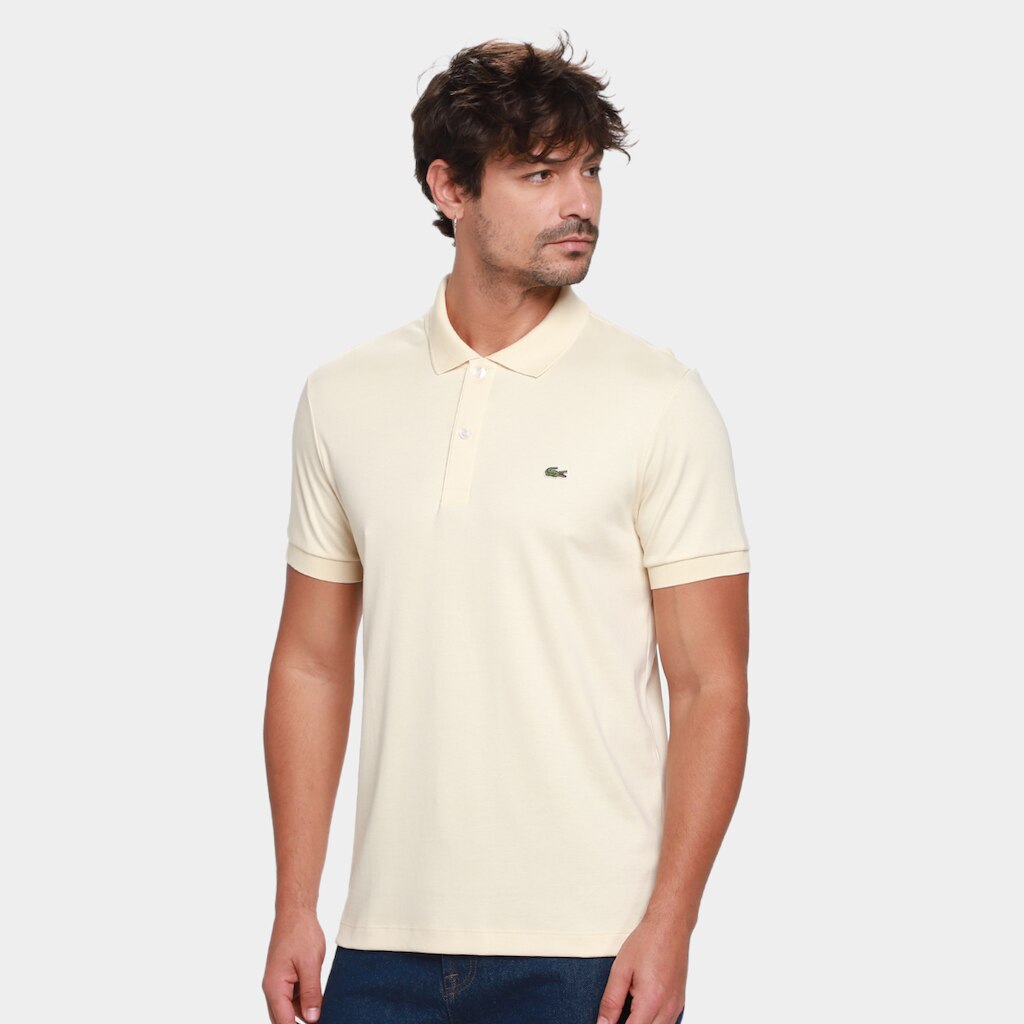 Camisa Polo Lacoste Algodão Pima Masculina