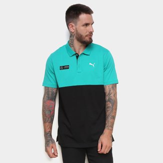 Camisa Polo Puma MAPM 2 Colorblock Masculina