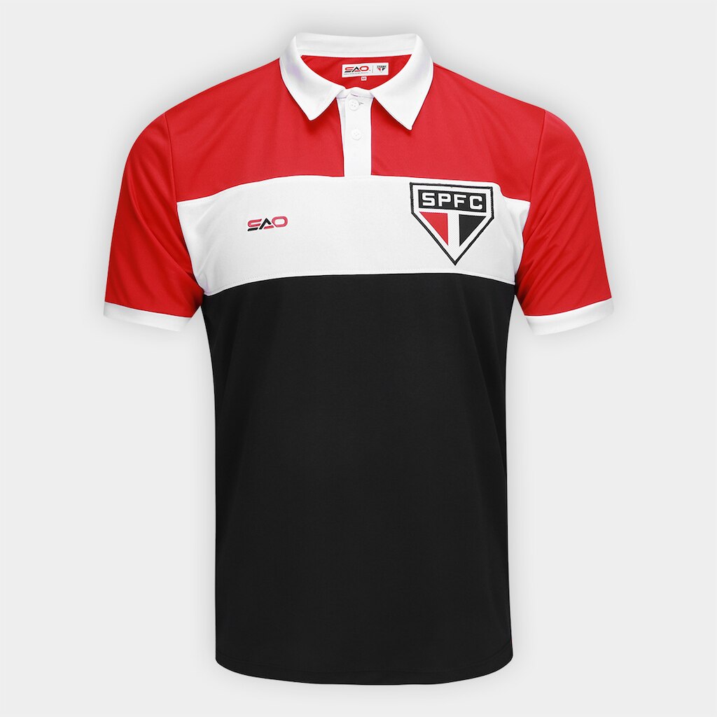 Camisa Polo São Paulo Masculina