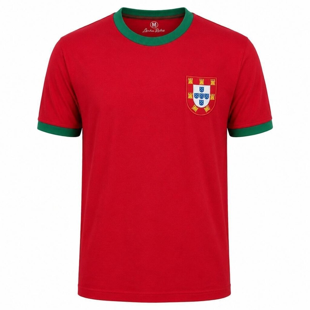 Camisa Portugal 1966 Liga Retrô Masculina