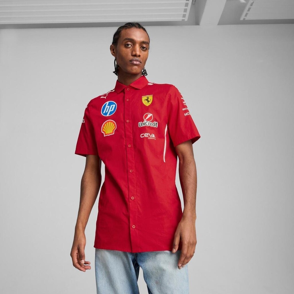 Camisa Puma Scuderia Ferrari 2025 Team Masculina