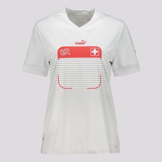 Camisa Puma Suíça Away 2022 Feminina