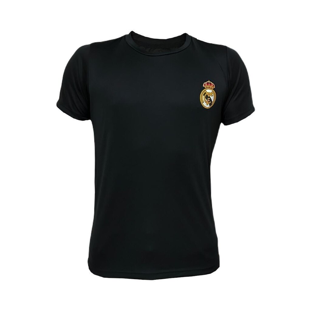 Camisa Real Madrid Símbolo Preta - Juvenil