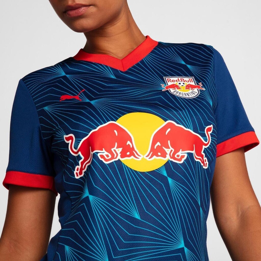 Camisa Red Bull Bragantino Away 2025 Puma Feminina
