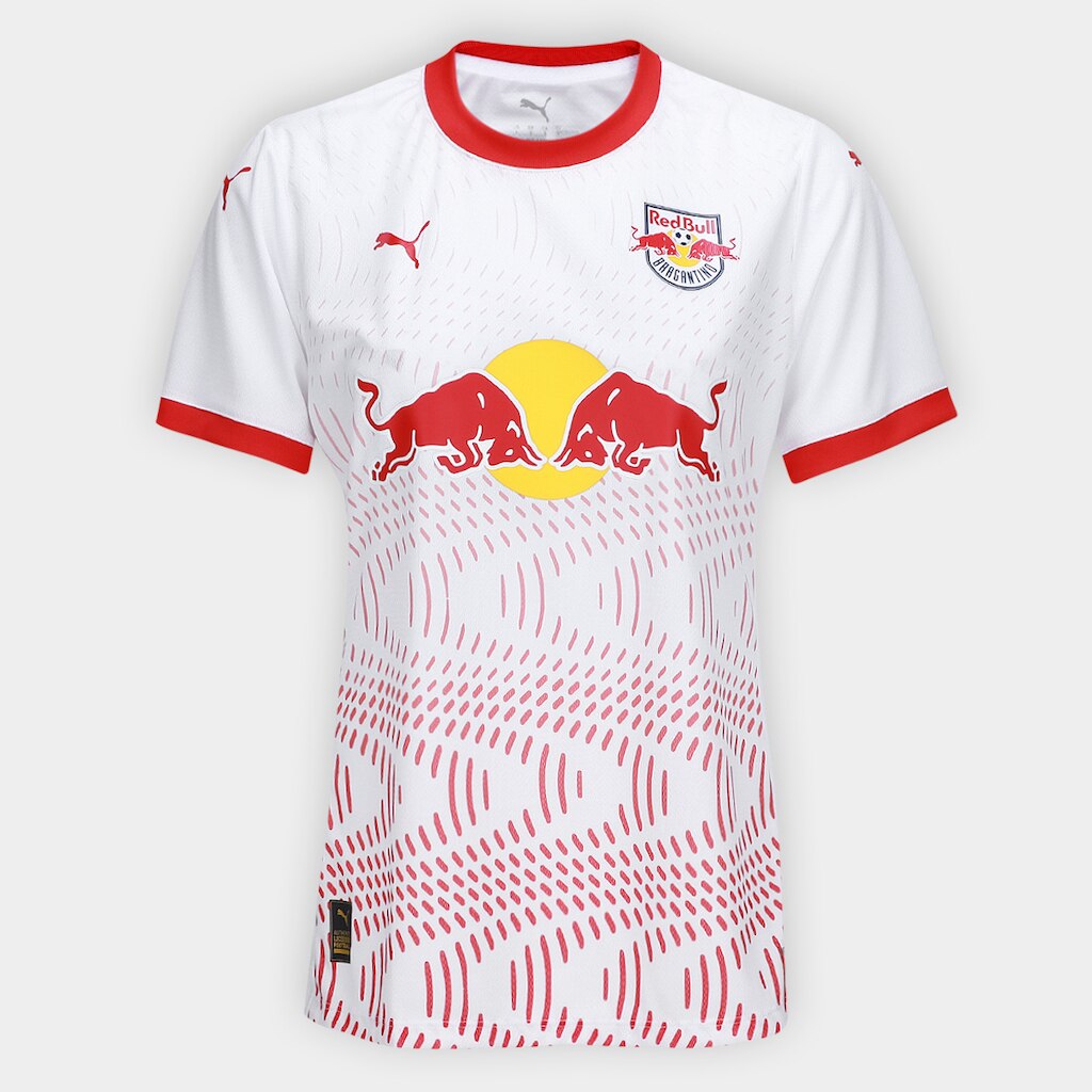 Camisa Red Bull Bragantino I 25/26 s/n Torcedor Puma Feminina