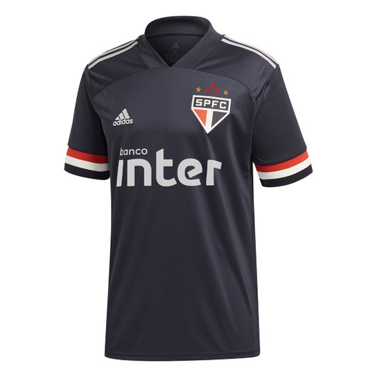 Camisa São Paulo III 20/21 s/n° c/ Patrocínio Torcedor Adidas Masculina - Cinza é ruim? Camisa São Paulo III 20/21 s/n° c/ Patrocínio Torcedor Adidas Masculina - Cinza é boa?