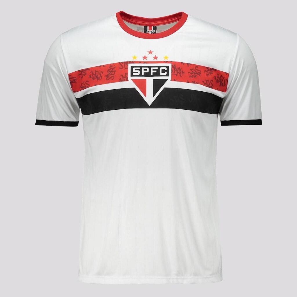 Camisa São Paulo Stencil Branca