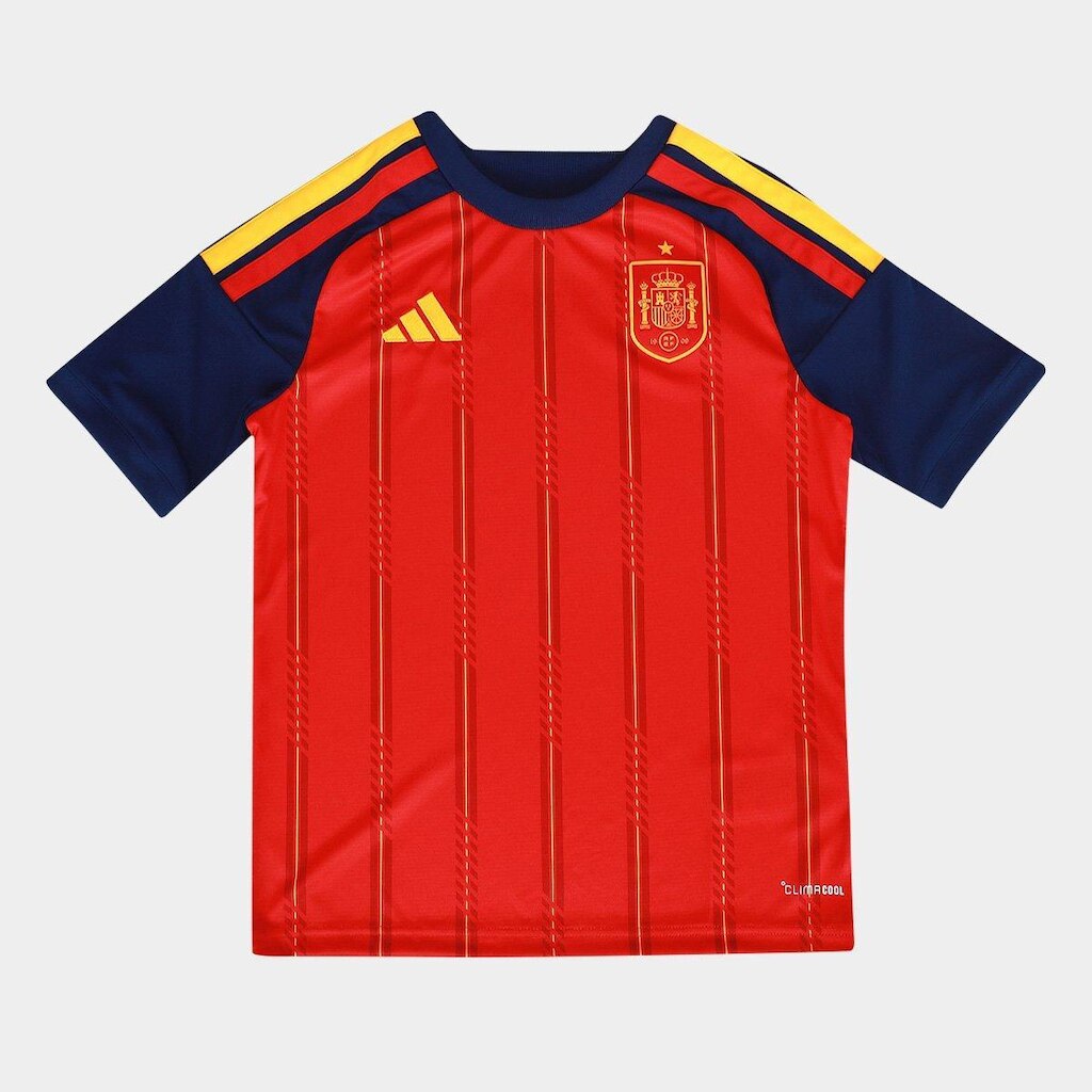 Camisa Seleção Infantil Espanha Home 2026 s/n Torcedor Adidas