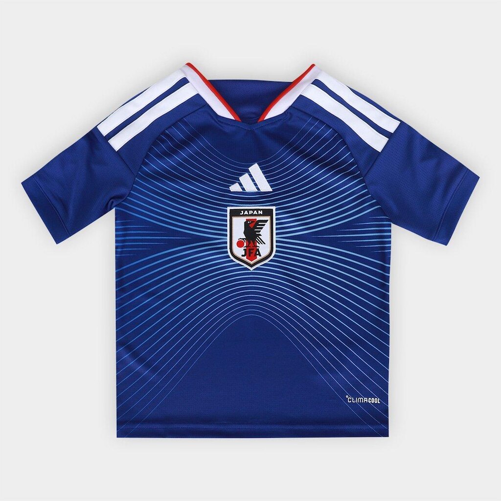 Camisa Seleção Infantil Japão Home 2026 s/n Torcedor Adidas