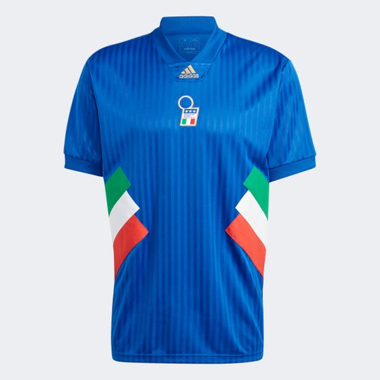 Camisa Seleção Itália 23/24 Icon s/n° Adidas Masculina - Azul Royal Menor preço em Camisa Seleção Itália 23/24 Icon s/n° Adidas Masculina - Azul Royal
