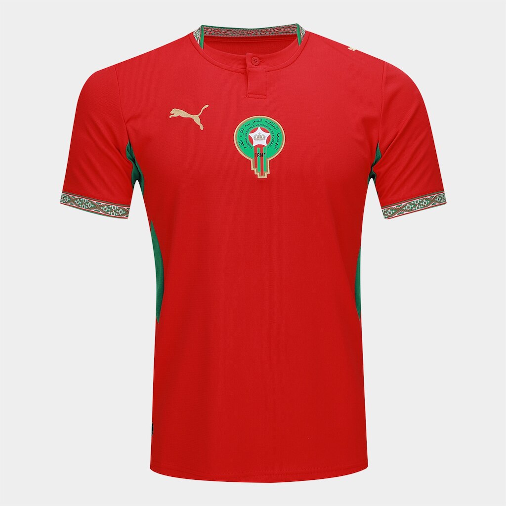 Camisa Seleção Marrocos Home 2026 Torcedor Puma Masculina