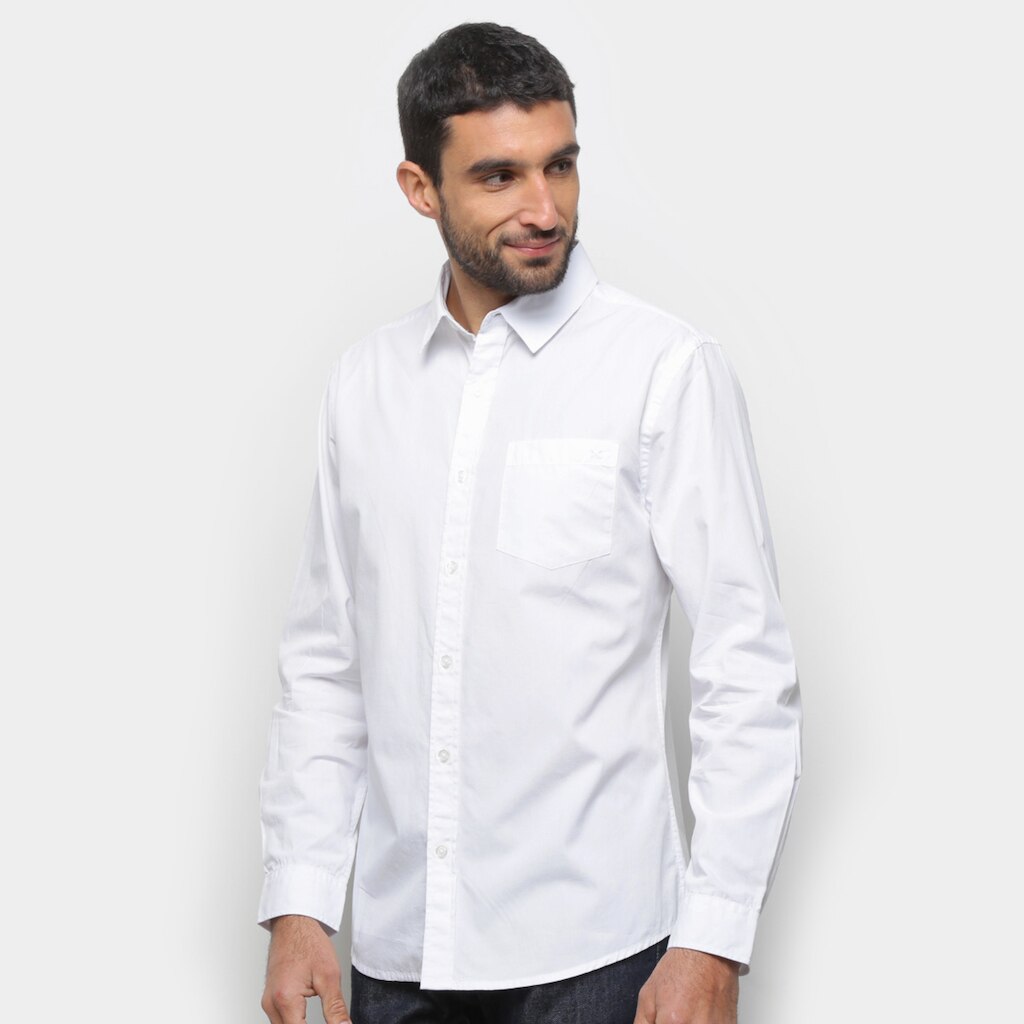 Camisa Social Manga Longa Hering Masculina