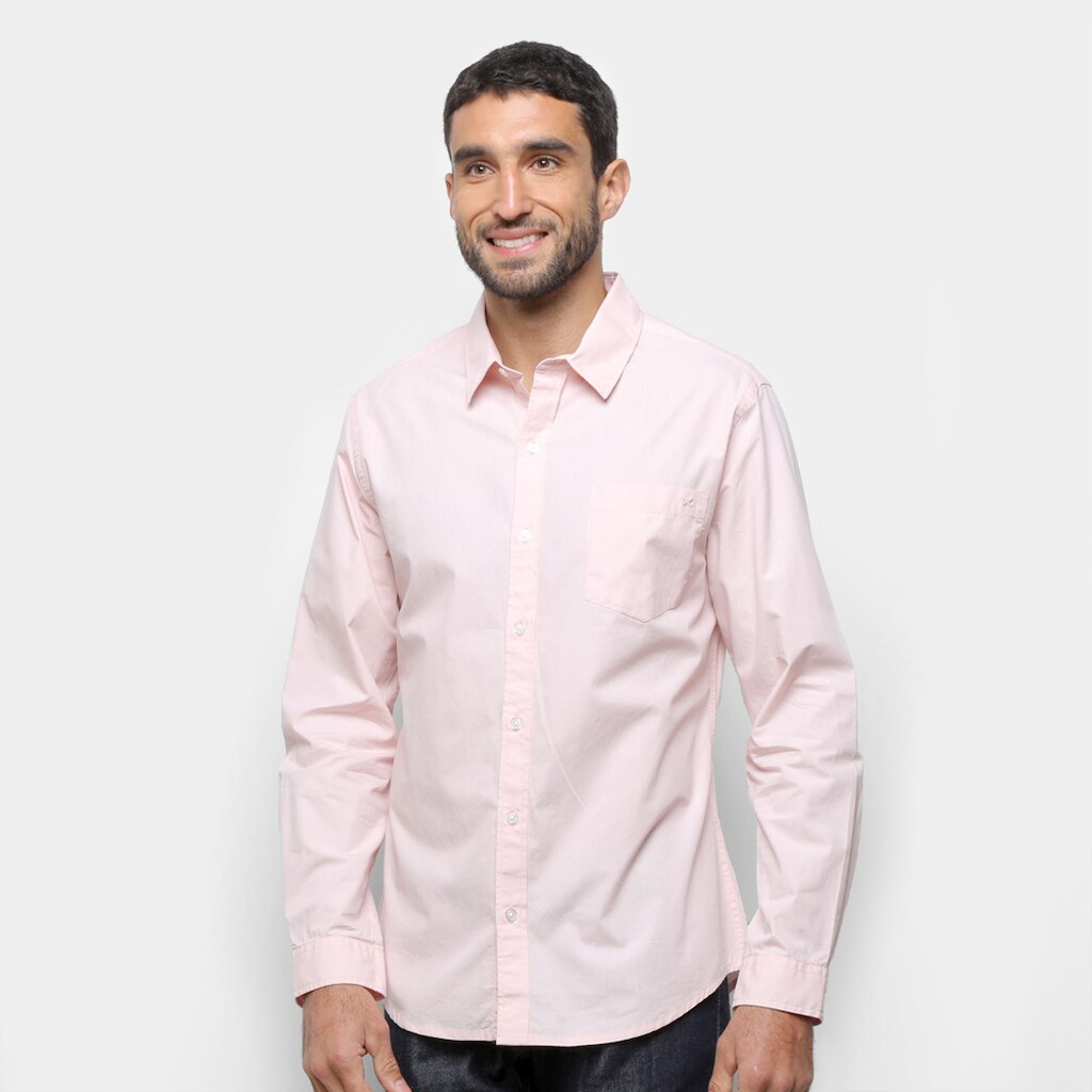 Camisa Social Manga Longa Hering Masculina