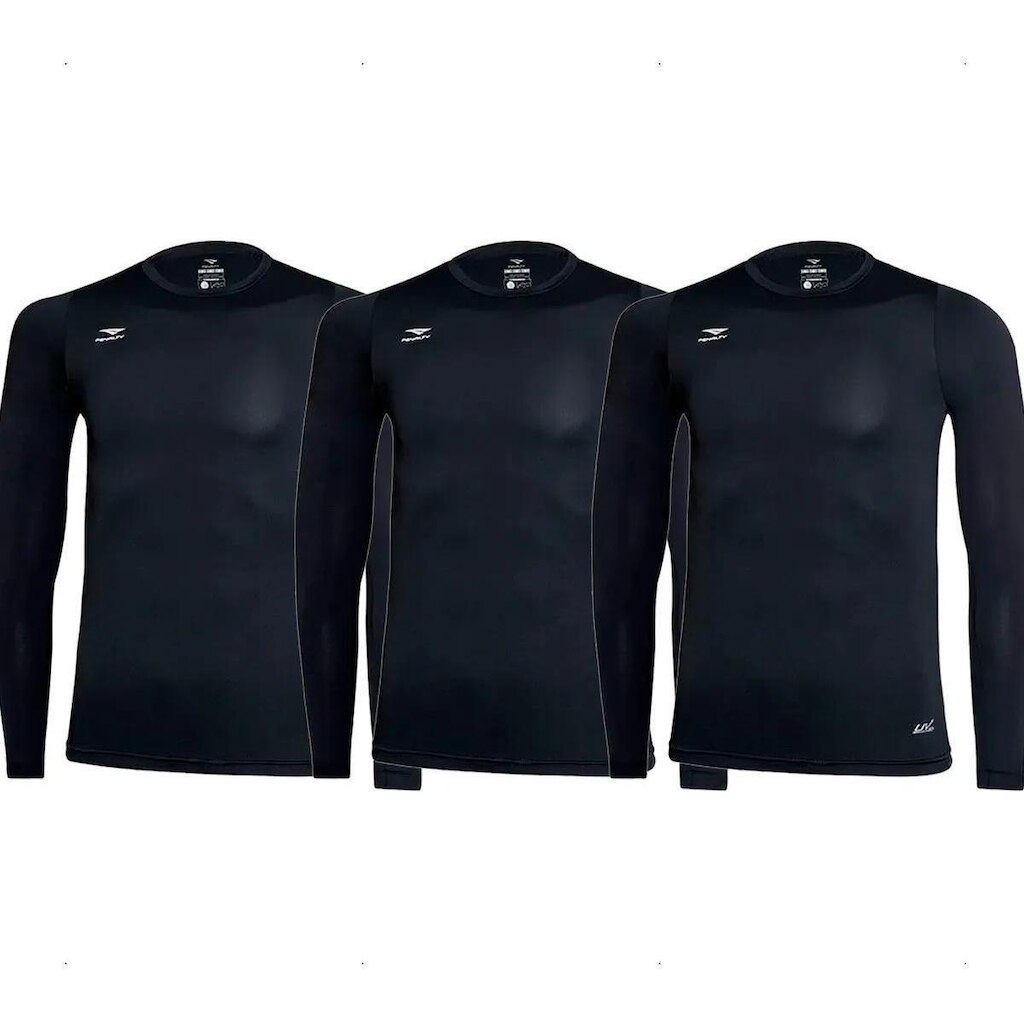 Camisa Térmica Penalty Matis Manga Longa - Kit Com 3