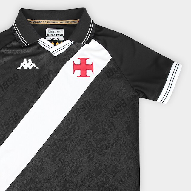 Camisa Vasco I 25/26 s/n Jogador Kappa Masculino