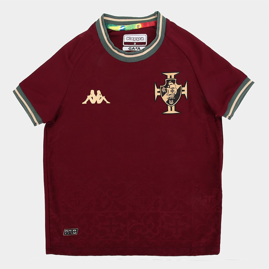 Camisa Vasco Infantil III 22/23 s/n° Goleiro Kappa