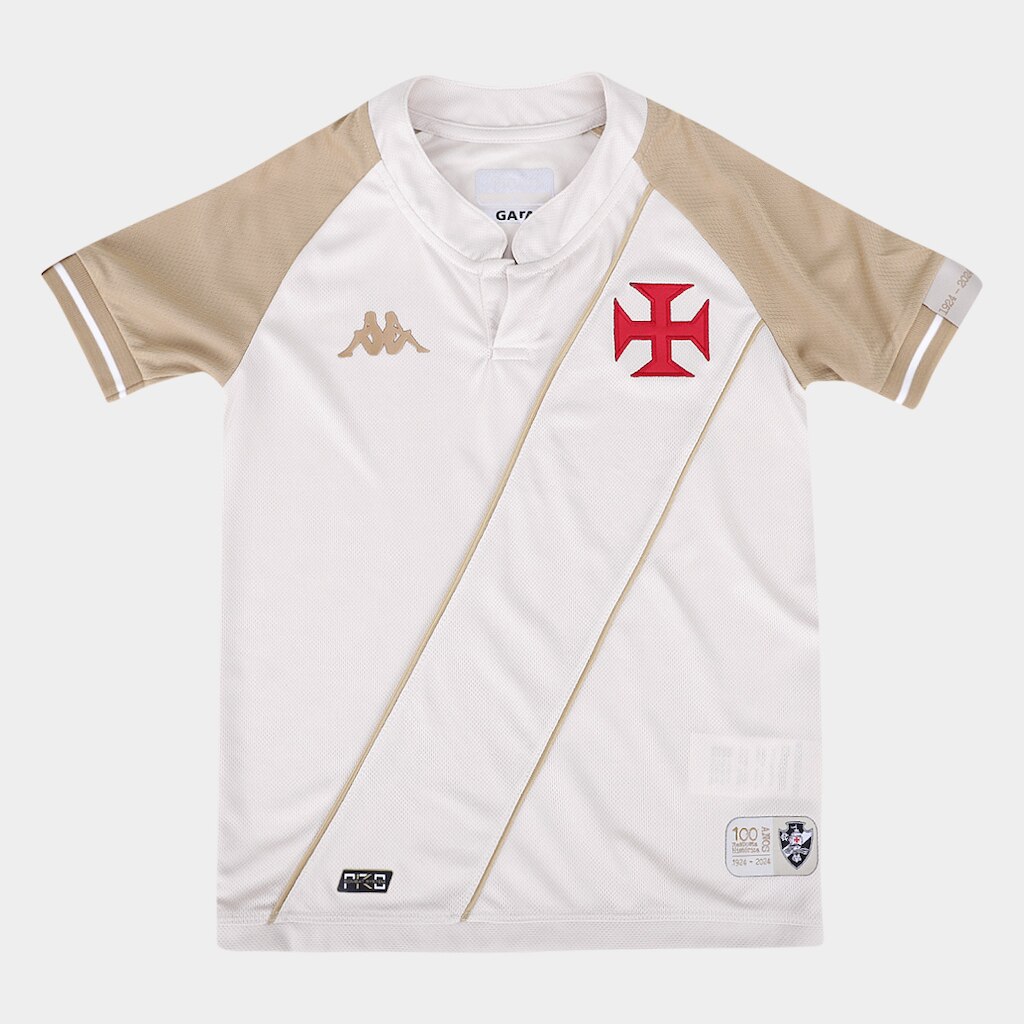 Camisa Vasco Infantil III 24/25 s/n° Kombat Jogador Kappa