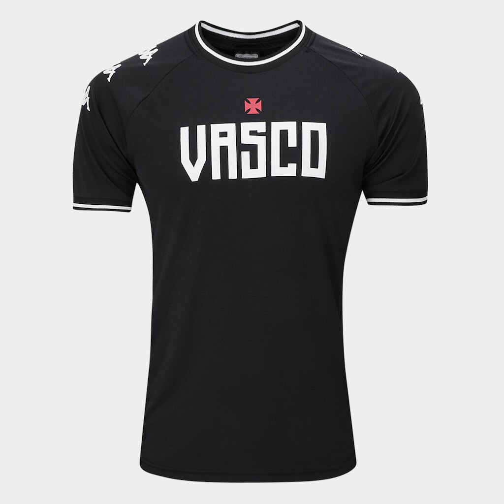 Camisa Vasco Kappa Supporter Lettering Masculina