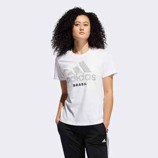 Camiseta Adidas Brasil Feminina