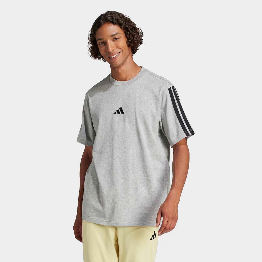 Camiseta Adidas Casual 3 Listras Masculina