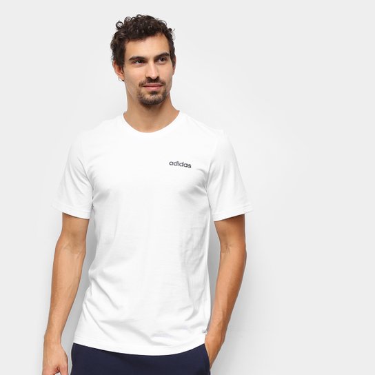Camiseta Adidas Essentials Plain Masculina - Branco