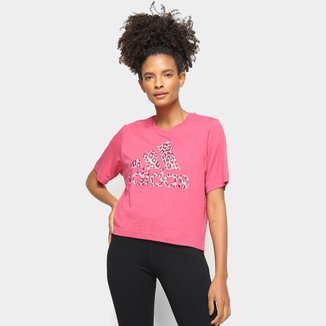 Camiseta Adidas Leopard Feminina