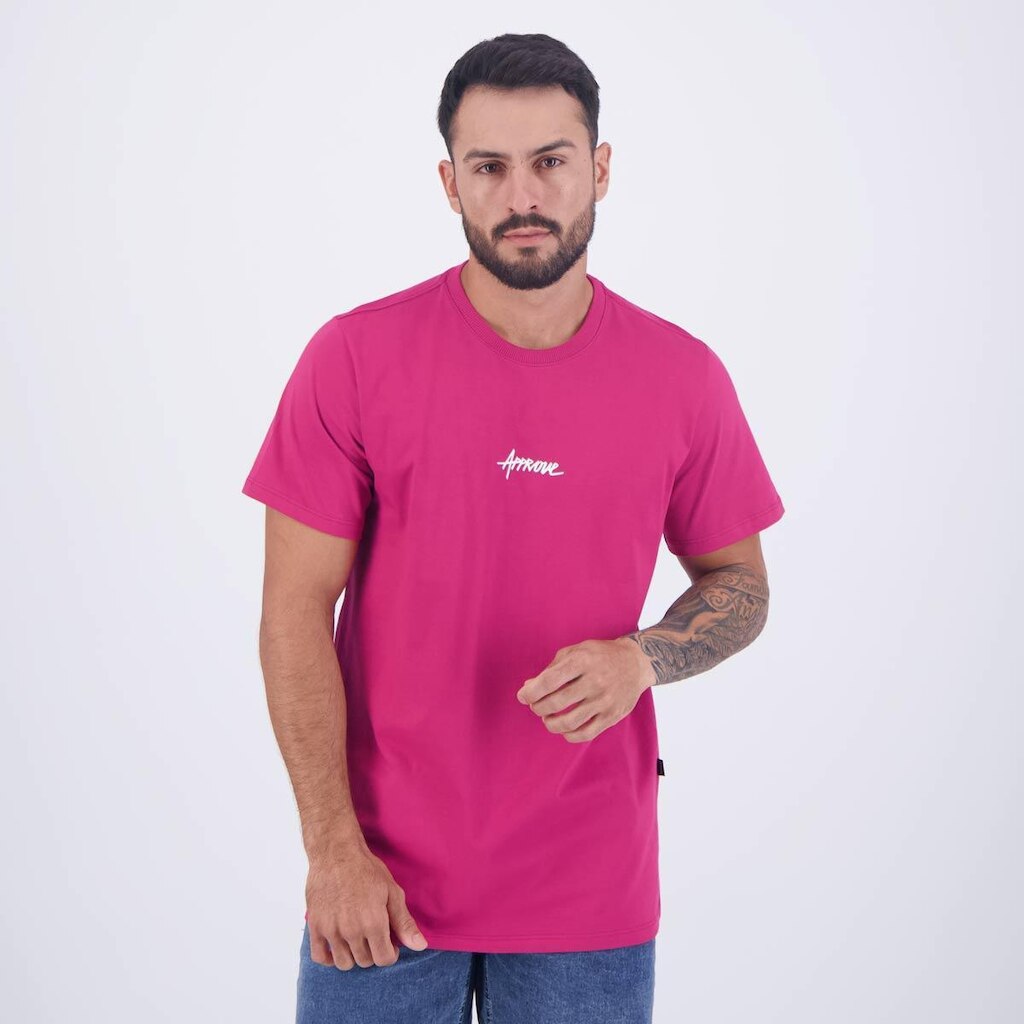 Camiseta Approve Skull And Bones Bordô