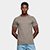 Camiseta Básica Hering Slim Manga Curta Masculina - Cinza