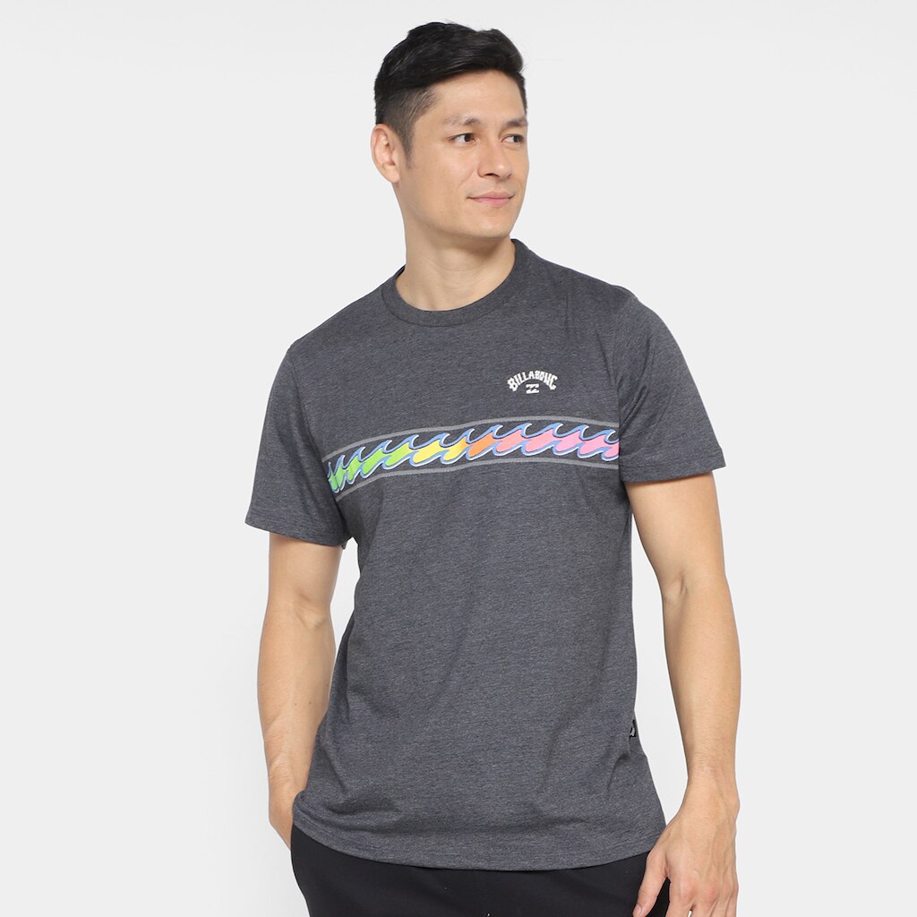Camiseta Billabong Spinner II Manga Curta Masculina