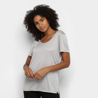 Camiseta Colcci Básica Assimétrica Feminina