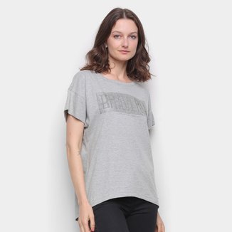 Camiseta Colcci Bravery Com Aplicação Feminina