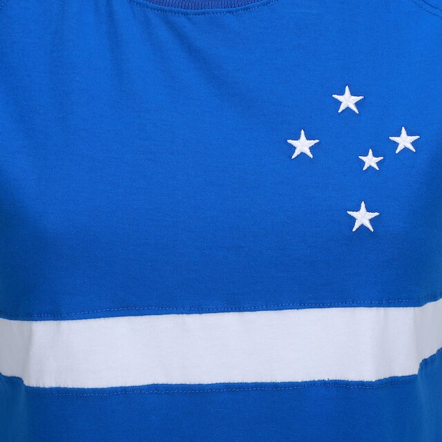 Camiseta Cruzeiro Raglan Feminina