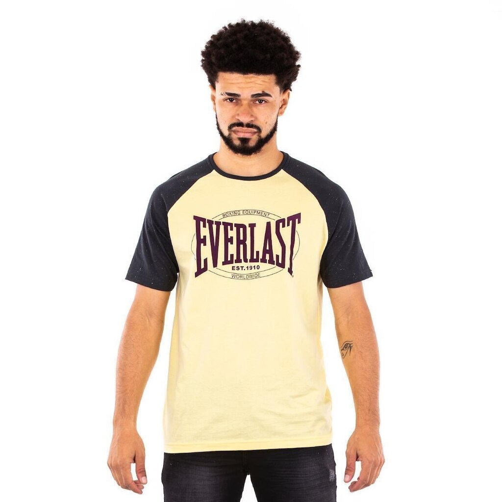 CAMISETA EVERLAST FUNDAMENTALS COM LOGO -  MASCULINO