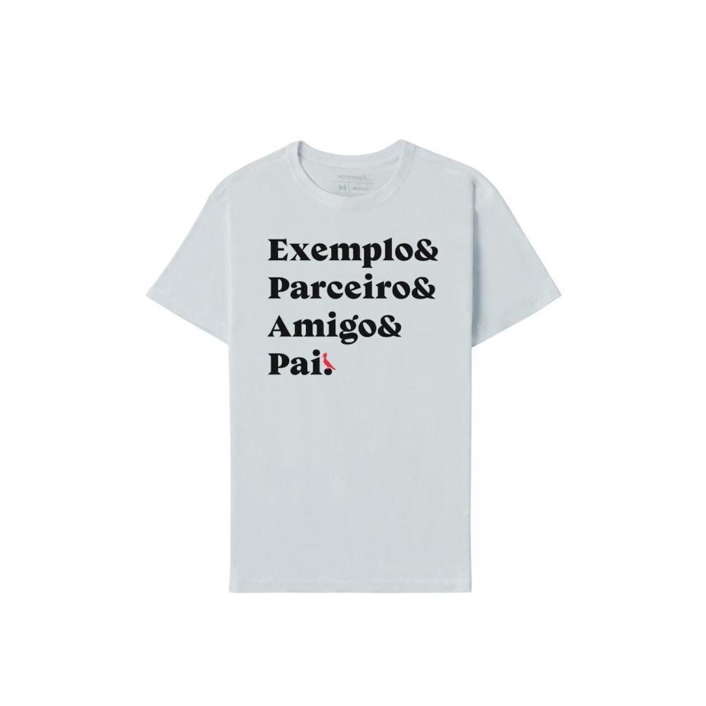 Camiseta Exemplo Parceiro Amigo Pai Reserva